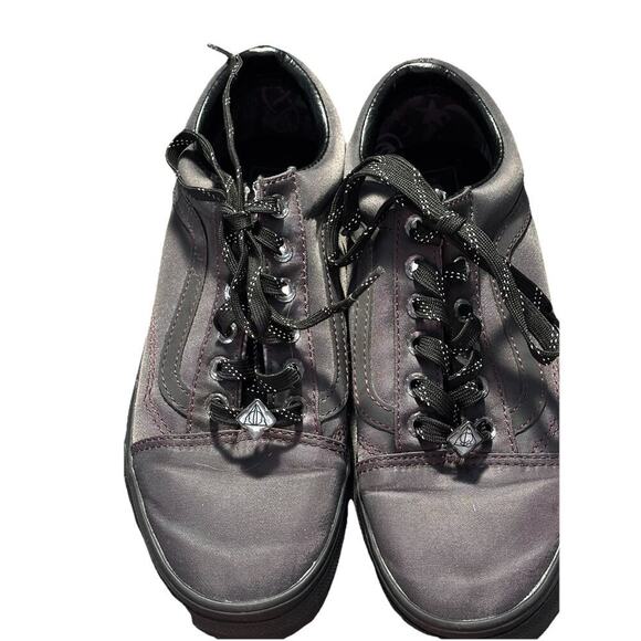 VANS x Harry Potter Deathly Hallows Old Skool Shoes Sneakers 5 Mens 6.5 Women - Picture 1 of 10